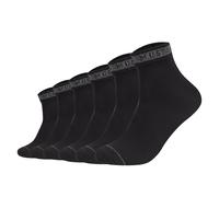 Mustang 6er Pack Midi Socken Herren schwarz, 39-42