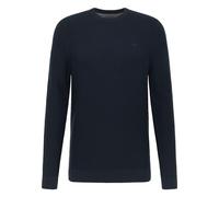 MUSTANG Herren Rundhals Pullover Elliot - Regular Fit S - 6XL Blau Schwarz, Größe:M, Farbe:Carbon 4135