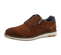 MUSTANG Herren Schnürschuh sportlicher Sneaker-Stil mit Farbakzenten 26M0031002, Größe:43 EU, Farbe:Braun