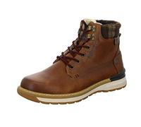 MUSTANG® Lederimitat/Textil Stiefelette, braun, 44 Cognac