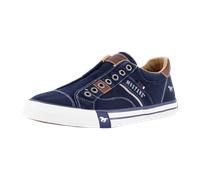 MUSTANG Herren Low-Top Sneaker, Männer Halbschuhe,sportlich,straßenschuhe,Strassenschuhe,Sportschuhe,Freizeitschuhe,Blau,43 EU