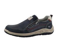 MUSTANG Herren Slipper mit Reißverschluss sportlich Sneaker 15M0181005, Größe:44 EU, Farbe:Blau