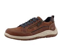 MUSTANG Herren Sneaker 15M0181001 mit Farbschweif und Logosohle Braun Größe 43