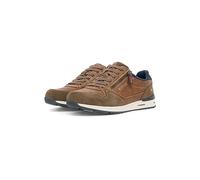 Mustang Lederimitat/Textil Sneaker, braun, 44 Hellbraun