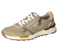 Mustang Schnürhalbschuh Wildlederimitat, Mit Reißverschluss, Profilsohle für Herren - 44