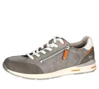 MUSTANG Herren Sneaker Schnürschuh Reißverschluss rutschfeste TPR-Sohle 4154-320, Größe:42 EU, Farbe:Grau