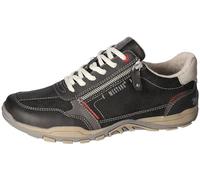 MUSTANG Herren Sneaker Schnürschuh Slip On mit Reißverschluss 4027-323, Größe:44 EU, Farbe:Grau