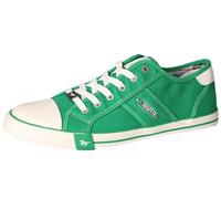 MUSTANG Herren Sneaker Schnürschuhe Canvas 4058-310, Größe:44 EU, Farbe:Grün