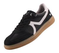 MUSTANG Herren Sneaker Low Synthetik Schwarz Größe 44