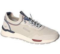 MUSTANG Herren Sneaker Sportschuh Schnürung Halbschuh 4186-308, Größe:43 EU, Farbe:Beige