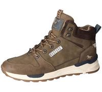 MUSTANG Herren Sneaker Stiefelette High Top Schnürbooty 4186-504, Größe:42 EU, Farbe:Braun