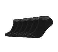 Mustang Herren Sneakersocken, 6er Pack - Casual Cotton Sneaker, uni Schwarz / 39-42 39-42 Schwarz