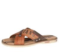 Mustang Herren 4152-703 Flache Sandale, Cognac, 44 EU