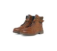 Mustang Herren Schnürboots aus Kunstleder cognac 45