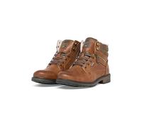 MUSTANG® Lederimitat Stiefelette, braun, 45 Cognac