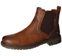 MUSTANG Herren Stiefelette Chelsea Boot Gummizug Stretcheinsatz 4201-502, Größe:44 EU, Farbe:Braun