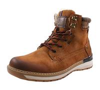 MUSTANG® Lederimitat Stiefelette, braun, 41 Mittelbraun