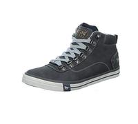 MUSTANG Herren Stiefelette Schnürboot High Top Sneaker Warmfutter 4103-601, Größe:43 EU, Farbe:Schwarz