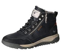 MUSTANG Herren Stiefelette warm gefüttert Reißverschluss sportlich 4202-601, Größe:44 EU, Farbe:Blau