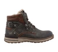 MUSTANG Herren Stiefeletten Maril | Erwachsene Schnürstiefeletten | 15M0011002 | Weite G | Reißverschluss | Synthetik | dkgrey (01483) | 43 EU