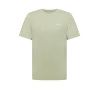 Kurzarmshirt MUSTANG "Herren Style Austin", Herren, Gr. M, beige (hellgrün), Jersey, 100% Baumwolle, Rundhals, Shirts (14056942-M) hellgrün