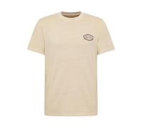 Kurzarmshirt MUSTANG "Herren Style Austin", Herren, Gr. L, beige, Jersey, 100% Baumwolle, Rundhals, Shirts (33908150-L) beige
