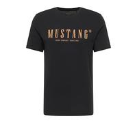 Mustang Herren Style Austin T-Shirt, Jet Black 4188, Large