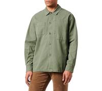 MUSTANG Herren Style Clemens Dyed Overshirt Klassisches Hemd, Beetle 6418