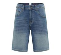 Slim-fit-Jeans MUSTANG "Herren Style Springfield Shorts", Herren, Gr. 33, 583 mittelblau, Denim/Jeans, 83% Baumwolle, 16% Polyester, 1% Elasthan, unifarben, slim fit, Jeans Slim-fit-Jeans (55156554-33