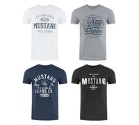 Mustang Basic Print Tee S Weiß (691896) Weiß S