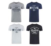 Mustang Basic Print Tee 4XL Grau (691911) Grau 4XL