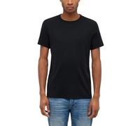 Mustang T-Shirt aus Baumwolle Allen C Basic in Schwarz XL Slim Fit