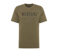 MUSTANG Herren T-Shirt Austin - Regular Fit S-3XL Weiss Schwarz Gün Beige Rot Grau Baumwolle, Größe:XXL, Farbe:Sea Turtle 6529