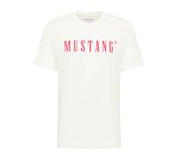 MUSTANG T-Shirt Austin – Big Logo, Bio-Baumwolle, Single Jersey – Weiß 3XL