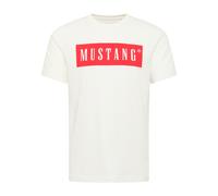MUSTANG Herren T-Shirt Austin - Regular Fit S-3XL Weiss Schwarz Gün Baumwolle