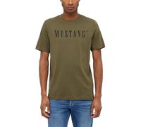 MUSTANG Herren T-Shirt Austin - Regular Fit S-3XL Weiss Schwarz Gün Beige Rot Grau Baumwolle, Größe:XXL, Farbe:Sea Turtle 6529