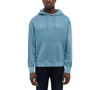 Mustang Hoodie in Blau - Größe L | Herren Sweatshirts Jacken