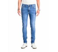 MUSTANG Jeans Herren Frisco Skinny Fit Denim Blue - Hosen Herren - Jeanshosen für Männer - 1017117 5000 682 (Blau)