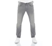 MUSTANG Herren Jeans Real X Oregon Tapered K Stretchhose Jeanshose Sweathose Denim 87% Baumwolle Blau Schwarz Grau, Größe:W 34 L 30, Farbauswahl: Light Grey Denim (311)