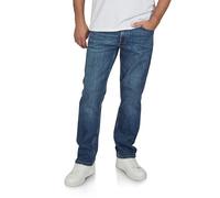 MUSTANG Jeans Herren Stretch lang Straight Fit Washington Jeanshose Hose Denim, Länge:34L, Farbe:Denim Blue (1016081-5000-883), Weite:44W