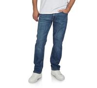 MUSTANG Jeans Herren Stretch lang Straight Fit Washington Jeanshose Hose Denim, Länge:36L, Farbe:Denim Blue (1016081-5000-883), Weite:32W