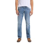 MUSTANG Jeans Herren Stretch Oregon Bootcut Jeanshose Hose Denim, Größe:W 38 L 30, Farbe:Light Blue Denim (202)