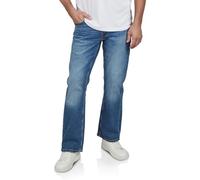 MUSTANG Jeans Herren Stretch Oregon Bootcut Jeanshose Hose Denim, Länge:34L, Farbe:Medium Blue Denim (682), Weite:42W