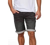 MUSTANG Jeans Shorts Herren Stretch Kurz Regular Fit Chicago Real X Kurze Hosen Sommer Denim Einfarbig Grau w30, Größe:W 30, Farbe:Dark Grey Denim (881)