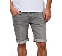 MUSTANG Jeans Shorts Herren Stretch Kurz Regular Fit Chicago Real X Kurze Hosen Sommer Denim Einfarbig Grau w38, Größe:W 38, Farbe:Light Grey Denim (311)