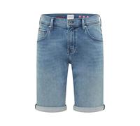 Slim-fit-Jeans MUSTANG "Herren Style Chicago Shorts Z", Damen, Gr. 33, 313 mittelblau, Denim/Jeans, 83% Baumwolle, 16% Polyester, 1% Elasthan, unifarben, slim fit, Jeans Slim-fit-Jeans (20787207-33) 3
