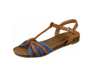 Mustang jeansblau-braun für Damen, blau, Größe 38 EU