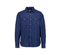 MUSTANG Jeanshemd Herren Regular Fit Langarm Baumwolle blau, 3XL