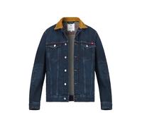 MUSTANG Jeansjacke Herren Umlegekragen Baumwolle blau, L