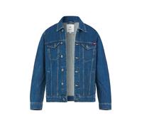 MUSTANG Jeansjacke Herren Umlegekragen Baumwolle blau, M